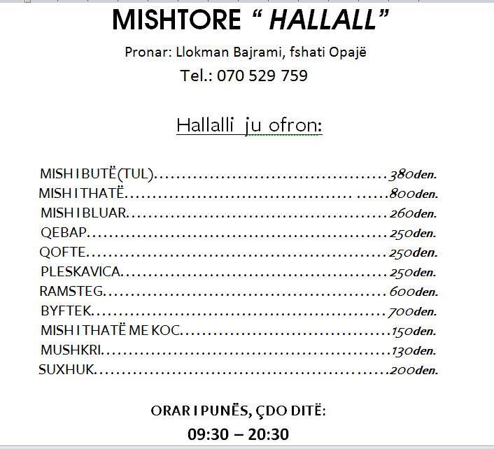 Mishtore Hallall